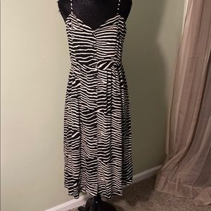 Zebra design dress